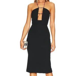 Bardot Cristabel Plunge Midi Dress